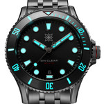Second Hour Gin Clear Mk3 Watch with Anthracite Dial #SEC-HOU-26