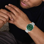Caravelle Sea Hunter Automatic Watch with Green Dial #43B179