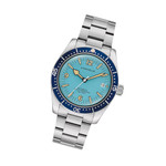 Caravelle Sea Hunter Automatic Watch with Blue Dial #43B178