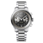 KUOE ROYAL SMITH 90-012 Automatic Chronograph with Grey Dial #RS90012-RPA-FLAT