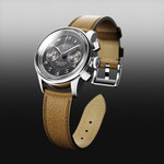 KUOE ROYAL SMITH 90-012 Automatic Chronograph with Grey Dial #RS90012-RPA-FLAT