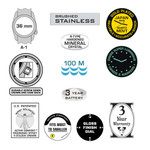 Bertucci A-1S America 250 White Dial Watch #10025