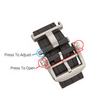 Islander 20mm Carbon Fiber Folding Clasp with Micro-Adjust #CLASP-07