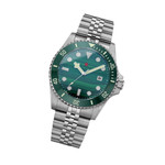 Red Star Automatic Diver with Malachite Dial #8912G-C