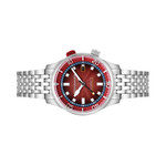Spinnaker Bradner Automatic Dive Watch Burgundy Surge #SP-5062-BB