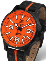 Vostok-Europe Expedition North Pole Automatic Watch with Brilliant Orange Dial #5954197