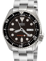 Seiko SKX007 Divers Automatic Watch Super-O "Boyer" Edition with a Flat Sapphire Crystal #SKX007