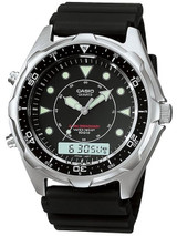 Casio Analog-Digital Dual Time Watch with Alarm and Stopwatch #AMW-320R-1EV