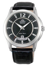 Orient Lexington Day and Date Automatic Dress Watch with Black Dial #FEV0M002B
