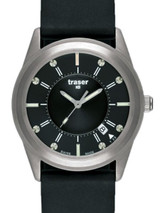 Traser Classic Translucent Dial, Silicone Strap Quartz Watch #100361