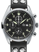 Laco Trier Pilot Chronograph with stopwatch and 12-hour totalizer