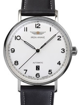 Iron Annie Amazonas Impression Swiss Automatic Dress Watch with White Dial, Date #5954-1