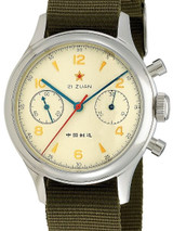 Scratch and Dent - Seagull 1963 Hand Wind Mechanical Chronograph with Sapphire Crystal #6345G-2901 7