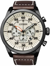 Citizen Eco-drive Chronograph Watch with 24-hour Sub-Dial #CA4215-04W