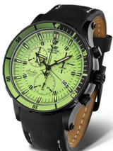 Vostok-Europe Anchar Mens Chronograph Dive Watch with Luminous Dial, Tritium Tube Illumination #5104243