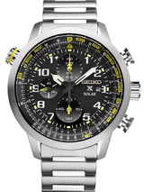 Seiko Prospex Solar Powered Chronograph with 60-Minute Stopwatch #SSC369