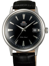 Orient Automatic Dress Watch with Black Dial, Applied Silver Hour Markers #ER24004B