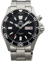 SCRATCH AND DENT! Orient Black Mako USA Automatic Dive Watch with 120-click Bezel, Sapphire Crystal #EM6500FB