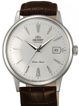 Scratch and Dent - Orient Bambino Automatic Dress Watch with White Dial, Applied Silver Hour Markers #ER24005W-SND