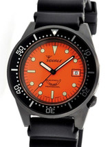Squale 500 meter Professional Swiss Automatic Dive watch with Sapphire Crystal #1521-026-PVD-O
