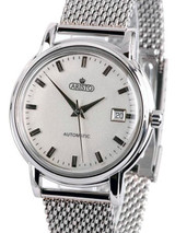 Aristo 4H101SMIL AristoCrat Silver Mesh Bracelet Swiss Automatic Watch