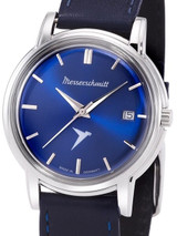 Messerschmitt Radiant Blue Dial Special Edition Quartz Dress Watch #KR200-BDBL