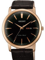 Orient Capital Quartz Rose Goldtone Dress Watch with Day and Date #UG1R004B