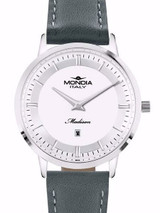 Mondia Women's Madison Quartz Dress Watch with Matching Leather Strap #MI-771-SS-11SLSL-CP