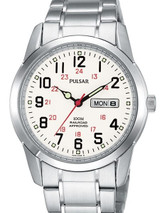 Pulsar Railroad Approved Watch with 37mm Case, 12 and 24 Hour Scale #PJ6007