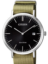 Citizen Eco-Drive Watch with Nylon Strap and 9-Month Power Reserve #AU1080-38E