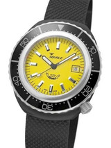 Squale 1000 meter Professional Swiss Automatic Dive watch with Black PVD Case #2002Y-PVD-R