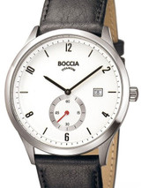 Boccia Mens Quartz Dress Watch with 42mm Titanium Case #3606-01