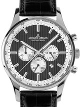 Jacques Lemans London 44MM Chronograph with Black Striped Dial #1