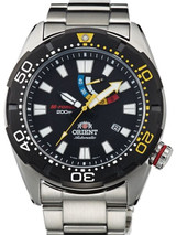 Scratch and Dent - Orient M-Force Bravo Automatic Black Dive Watch with Power Reserve Meter #EL0A001B