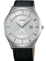 Orient Palmer Quartz Dress Watch with Sapphire Crystal and Leather Strap #GW03007W