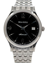 Sea-Gull 38mm Automatic Dress Watch with Bracelet and Sapphire Crystal #M198SB