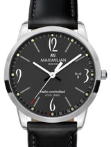 Maximilian Radio Controlled Dress Watch with Push Button Date Display #5330-2