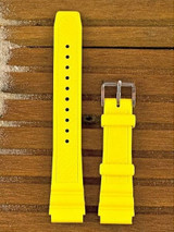 Squale 1521 OEM 20mm Yellow Natural Rubber Dive Watch Strap #1521-YL