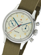 Scratch and Dent - Seagull 1963 Hand Wind Mechanical Chronograph with Acrylic Crystal #6345A-2901 9