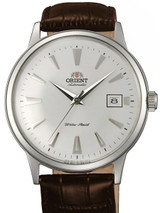 Scratch and Dent - Orient Bambino Automatic Dress Watch with White Dial, Applied Silver Hour Markers #ER24005W 5