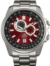 Orient Apex 21-Jewel Automatic Sport Watch with 24-Hour Sub-Dial, 45mm SS Case #ET0Q003H