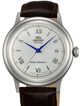 Scratch and Dent - Orient Bambino 2nd-Gen Automatic Dress Watch with White Dial, Blue Hands #AC00009W 2