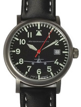 Messerschmitt Aviator Watch with Sand Blasted Case, SuperLuminova  #ME262-B1