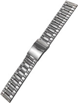 Vollmer Polished and Satin Finished Bracelet with Deployant Clasp #16030H4 (20mm)