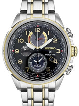 Seiko Prospex Solar Power World Time, Chronograph, Alarm Watch #SSC508