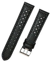 Di-Modell Rallye Waterproof, Aerated Leather Watch Strap with Double Prong Buckle #123010