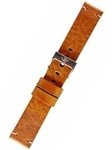 Squale 2002 OEM 22mm Tan Leather Watch Strap #2002-TAN-LTHR