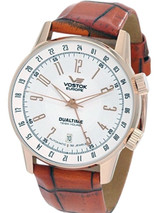 Vostok-Europe Men's Gaz-Limo Automatic, Dual Time Watch #5609060