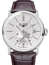Elysee 42mm Quartz Dress Watch with Silver Dial and Small Seconds #38005