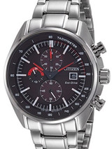 Citizen Eco-drive Chronograph Watch with Stainless Steel Bracelet # CA0590-58E